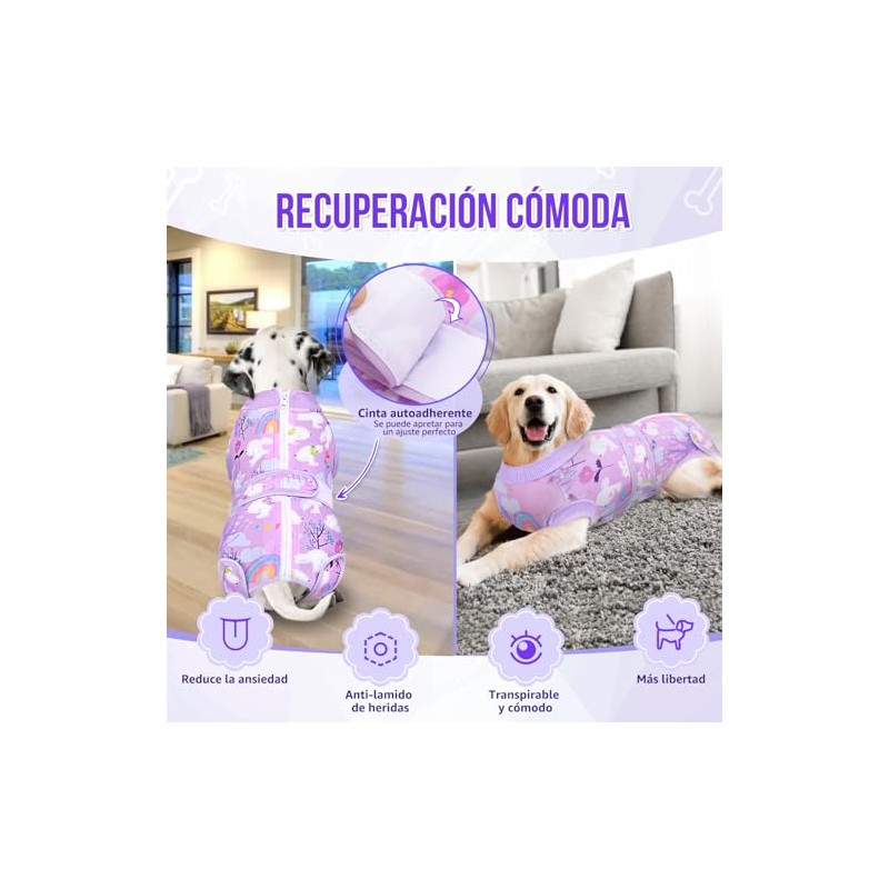 SlowTon Traje de Recuperación para Perros Macho Hembra, Camisa Recuperación