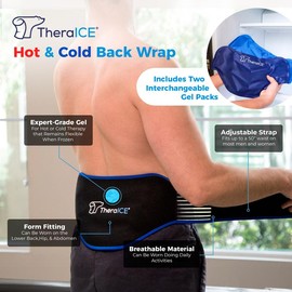 TheraICE Hot & Cold Back Wrap - Options : Hot & Cold Back Wrap, Bundle & Save: 2 Gel Packs