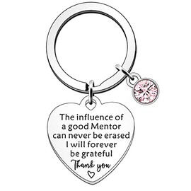 SDOFY Thank You Gifts for Mentor Keyring Gifts for Teacher Nurse Thank You Gift for Women