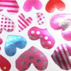 YS-035 Sparkling Punmaru Heart Stickers, Mix, Colorful, Valentine, 1 Sheet,