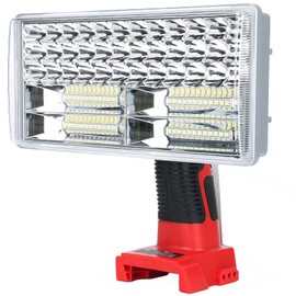 Lilocaja 40W 4200LM Flashlight for Milwaukee Light M18 Work Light, with USB Port & Zinc Alloy 110 Degree Pivoting Head, Milwaukee Battery Light for Outdoor/Emergencies/Camping