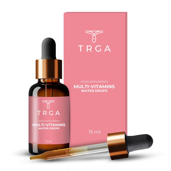 TRGA Multi-Vitamins Water Drops, 15ml, 30-Day Supply, Daily Liquid Supplement