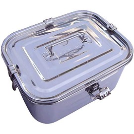Stainless Steel Rectangular Kimchi Food Storage Container (5L / 168oz / 10.6")