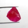 REAL-GEMS Rough Loose Gemstone Red Ruby Crystal 14.00 Carat Certified