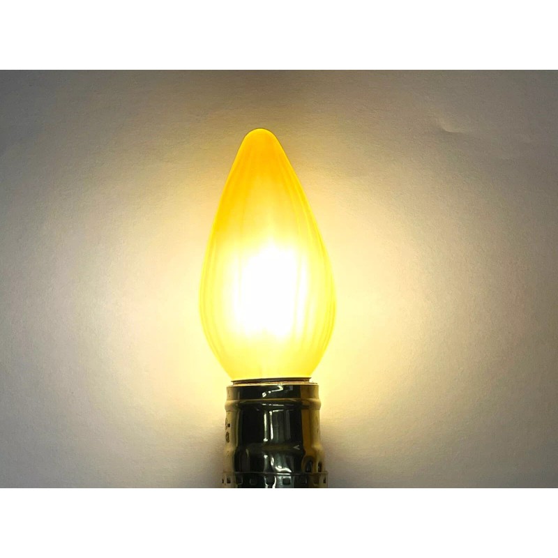 5pcs DIMMABLE LED GOLD FLAME Painted Bulbs for Antique and
