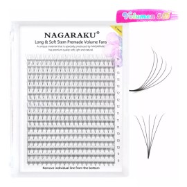 Nagaraku Extensión De Pestañas Prearmados Volumen 5d