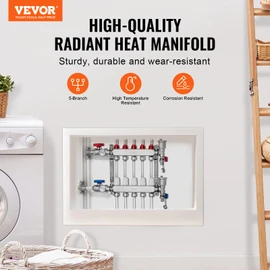 VEVOR 5-Branch Radiant Heat Manifold