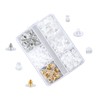 yolzhxe Pack of 500 Earring Closures, Plastic Ear Caps Stoppers,