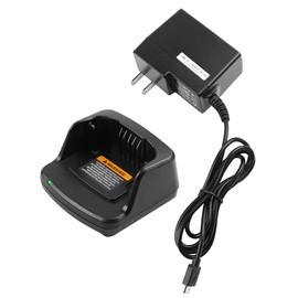 NEWASHAN Desktop Charger Compatible with Motorola Radio RMM2050 RMU2040 RMU2043 RMU2080 RMU2080D RMV2080 XT420 XT460 RAV50 Walkie Talkie Charging Dock Cradle Base PMLN6383A PMLN6394 PMNN4434 PMNN4453
