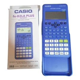 Calculadora Cientifica Casio Fx-82la Plus2 252 Funciones Color Azul                                                                                   