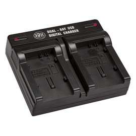 BM Premium BP-930 BP-945 BP-970G Dual Bay Battery Charger Canon EOS C500 PL, EOS C300 PL, EOS C100 II, XF100, XF105, XF300, XF305, GL1, GL2, XH-A1, XH-A1S, XH-G1, XH-G1S, XL-H1A, XL-H1S Camcorder