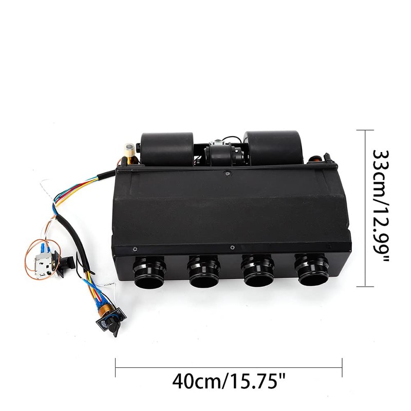 Futchoy A/C Under-Dash Evaporator Unit Universal 12V Car Underdash 3-Speed