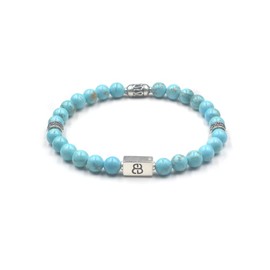 Turquoise and Sterling Silver Bracelet, Men's Quality Turquoise Jewelry, Men's Bracelet