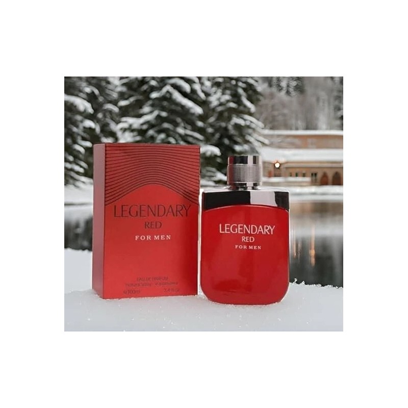 Fragrance Couture Legendary Red For Men's Cologne 3.4 Oz Eau