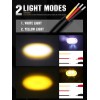 splledlights 2X 120W 4" LED Cube Work Light Bar Yellow