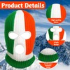 KBCYRT Irish Balaclava, Green for Music Festivals and Winter Sports,