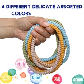 Chewy Toys for Sensory Kids, 12 Pack Stretchy Fidget Bracelet Necklace for Boys with Autism ADHD SPD, Sensory Fidget Toys for Kids 8-12 Reduce Biting Stress and Anxiety