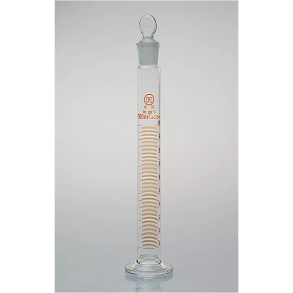 beyondsupply lab glass graduated cylinder with stopper 500ml new