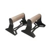 Venbytech for Wood Push up Bars with Ergonomical Handle. Portable