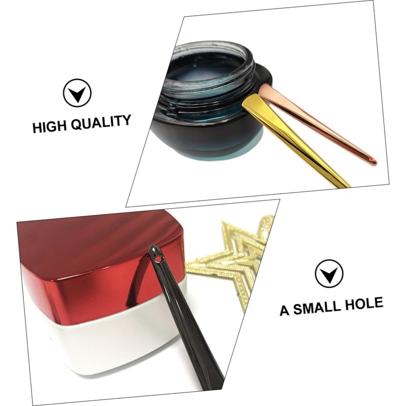 Baluue 6pcs Facial Cream Spoon Versatile Spatula for Mixing Sampling