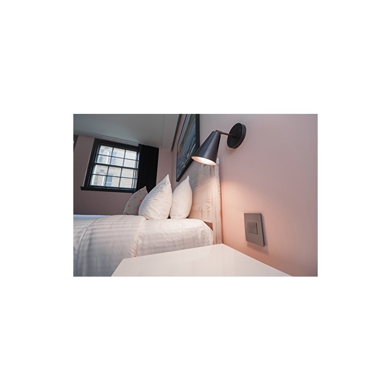 Legrand adorne 15Amp 1-Gang Pop-Out Outlet in Magnesium With Matching