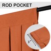 OYRING Energy Efficient Rod Pocket Curtain Valance Blackout valances for