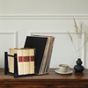 Relaxdays Vinyl Record Stand Bamboo with 12 Grooves for 50