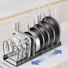 ORDORA Pots and Pans Organizer under Cabinet with Pot Lid