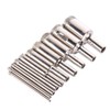 10Pcs Diamond Coated Core Hole Saw Drill Bit Extractor Remover