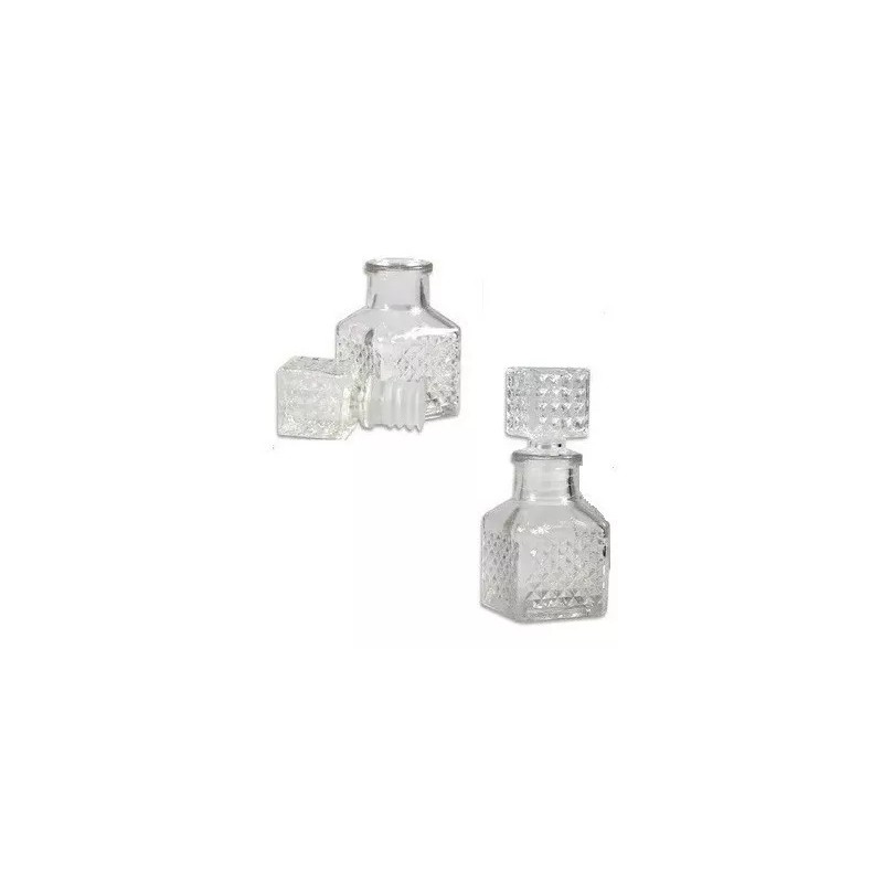 MITORRI Licorera De Cristal Mini 60ml Caja Con 20piezas