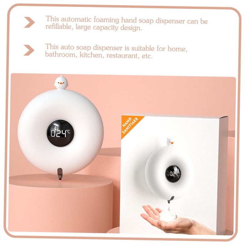 CAXUSD 1 Set Cartoon Touchless Soap Dispenser for Automatic Foaming