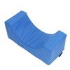 Head Positioner Pillow Blue PU Leather Breathable Comfortable Neck Support