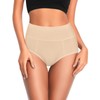 ASIMOON Tummy Control High Waisted Underwear for Women Cotton Plus