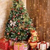 Christmas Ribbon Wired 2.5 Inch Dots with Stripes 5 Yard