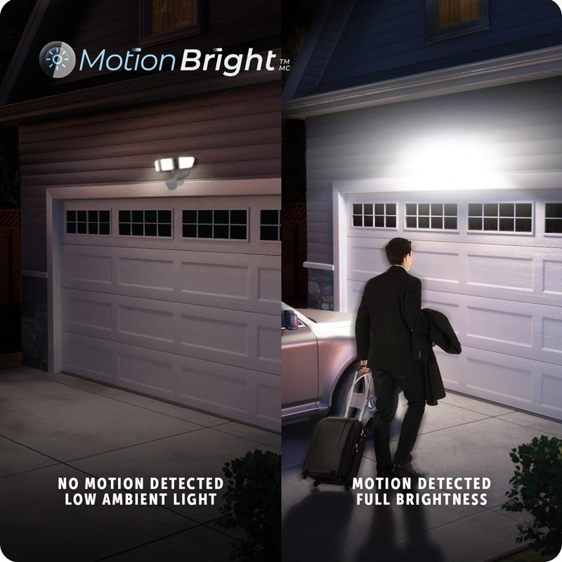 Globe Electric 17000206 240-Degree 32W Triple Head White 3200 Lumens