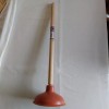 AquaPlumb Aqua Plumb Red Plunger 5 in Wooden Handle