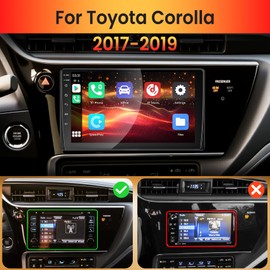 Android 13 Car Radio for Toyota Corolla 2017 2018 2019 Stereo, with Wireless Carplay Android Auto Bluetooth FM Head Unit, 9" HD Touchscreen GPS Navigation, Mirrorlink, SWC, Backup Camera, 4GB+64GB