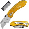 Vickay Folding Utility Knife Box Cutter Utility Blades Heavy Duty