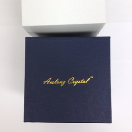 Amlong Crystal Baseball Paperweight 3.5 inch with Gift Box