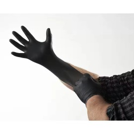 Venom Steel Nitrile Gloves XL Black Heavy Duty Disposable 6mil Mechanic 100-Pack