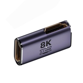 xiwai HDMI 8K Female to HDMI 2.1 Female 90 Degree Angled UHD Extension Gold Converter Adapter Support 8K 60Hz HDTV