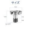 SAMCOS Camera Fastening Screws, 1/4" Screws, Stainless Steel Material with