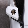 Dachshund 3D Ripped Effect Car Sticker, Funny Dog Decorative Sticker