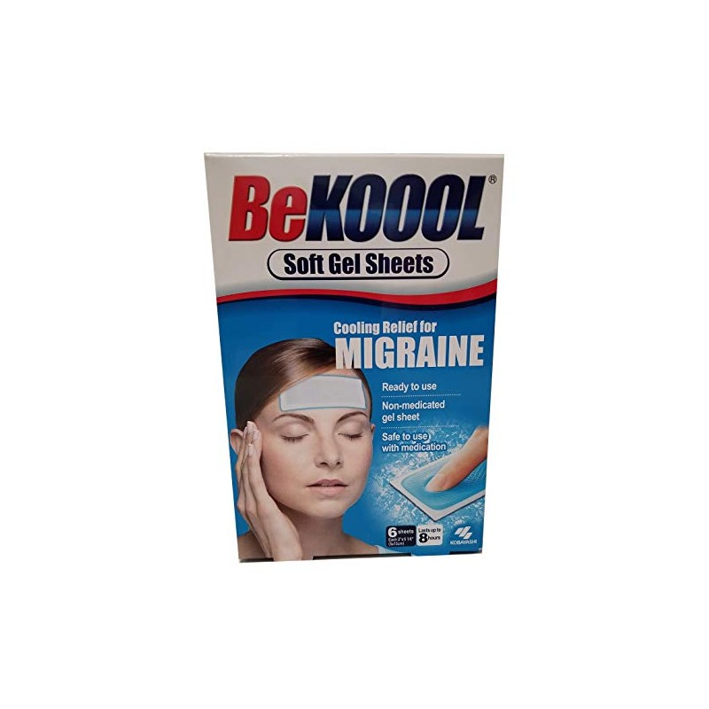 Be Koool Migraine Soft Gel Sheets
