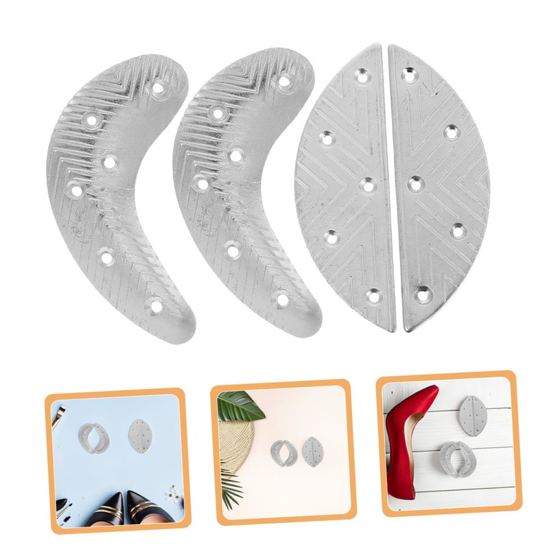 Ipetboom Heel Plate Repair Tools Metal Heel Tap for Shoes