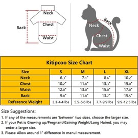 Turtle Neck Vintage Stripes Sphynx Hairless Cat Cotton T-Shirts Pet Clothes Vest Kitten Shirts Sleeveless, Cats & Small Dogs Apparel (Light Blue, Large (Pack of 1))