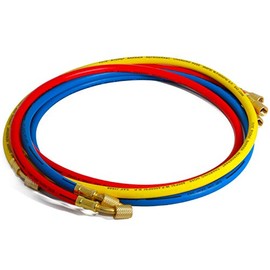 Air Conditioning Filling Hose Set of 3, R1234yf Car 1.5 m 1/4 SAE 1/4