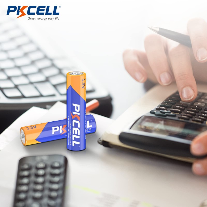 PKCELL AA LR06 Batteries,1.5V High Performance Disposable 12 Pack Double