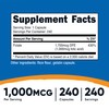 Nutricost Folic Acid (Vitamin B9) 1000 mcg, 240 Capsules (2