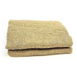 Jutemill 36 Inch X 15 Feet Gardening Burlap Liners, Loose Weave Jute-Burlap for Raised Bed, Seed Cover and Garden Blanket, 45 Square ft Covering (36 Inch X 15 feet, 36Wx15L)
